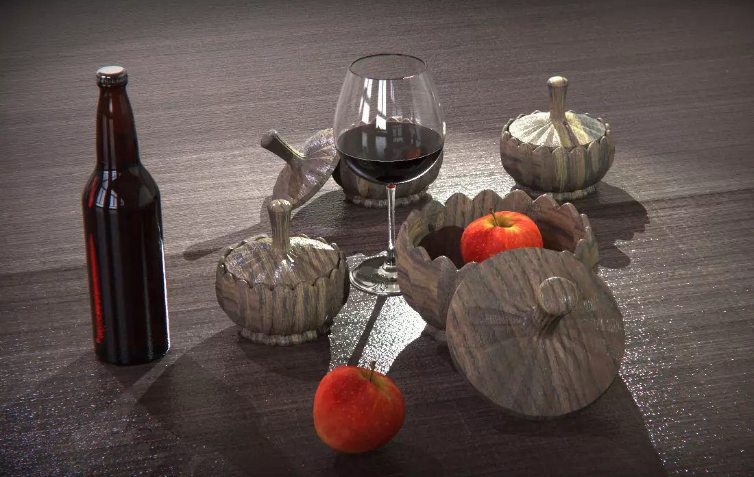 drink DECORE set 3D model