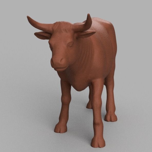 taureau 2 bull 3D model_1