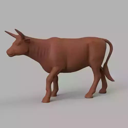 taureau 2 bull 3D model