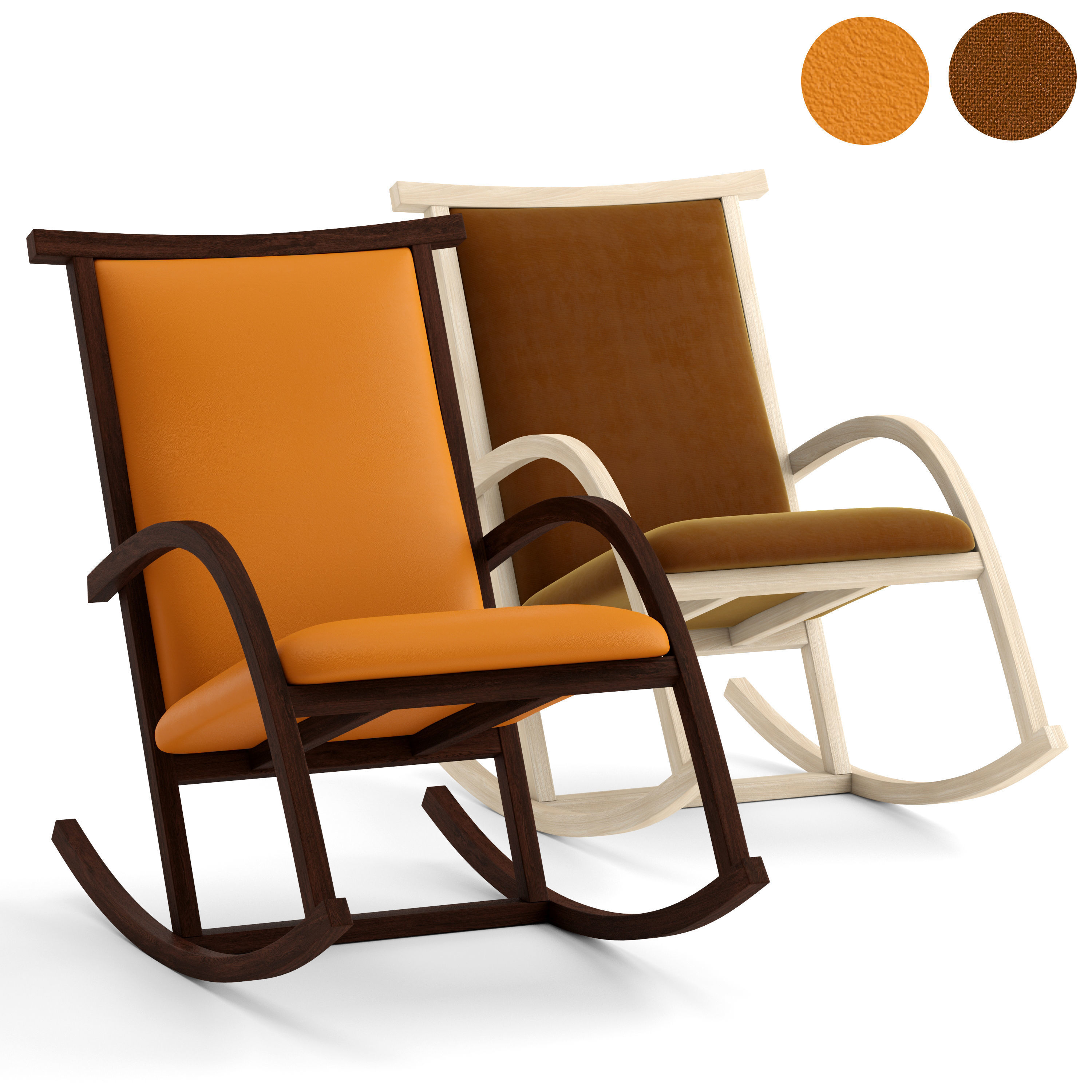 Knoll Riart Rocker chair 3D model CGTrader