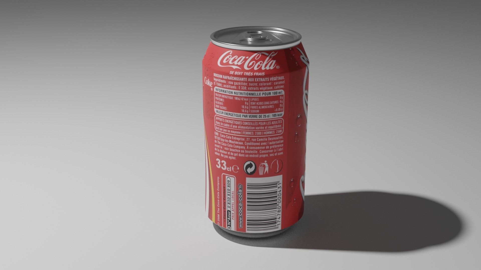 Coke Can Free 3D model_1