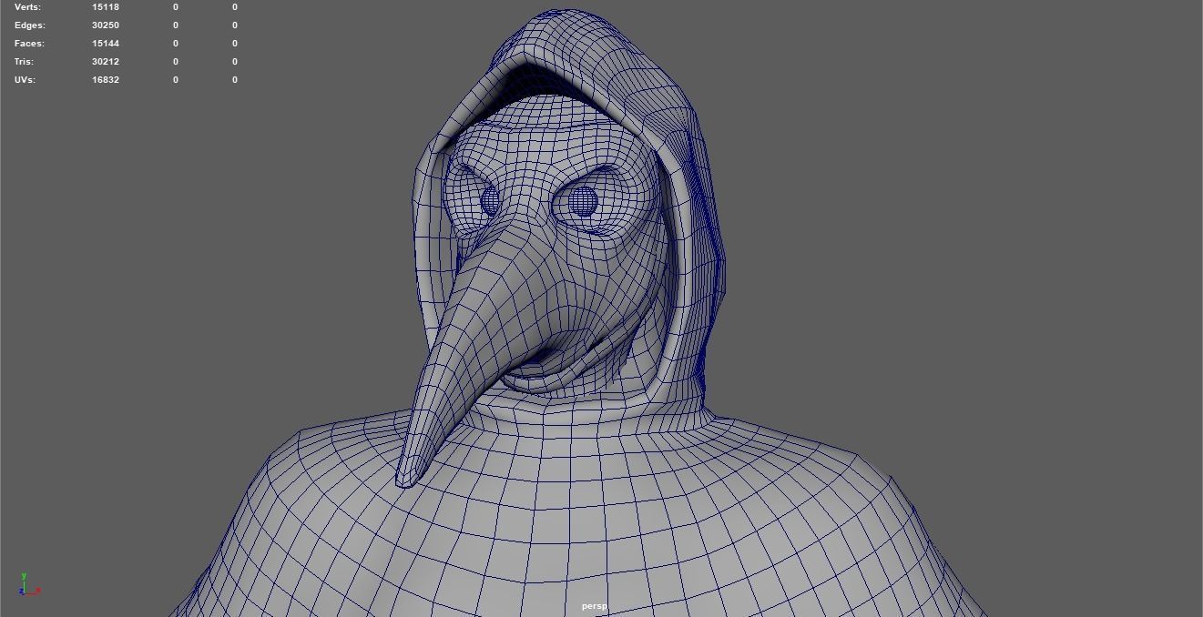 SCP 049 3D model_11