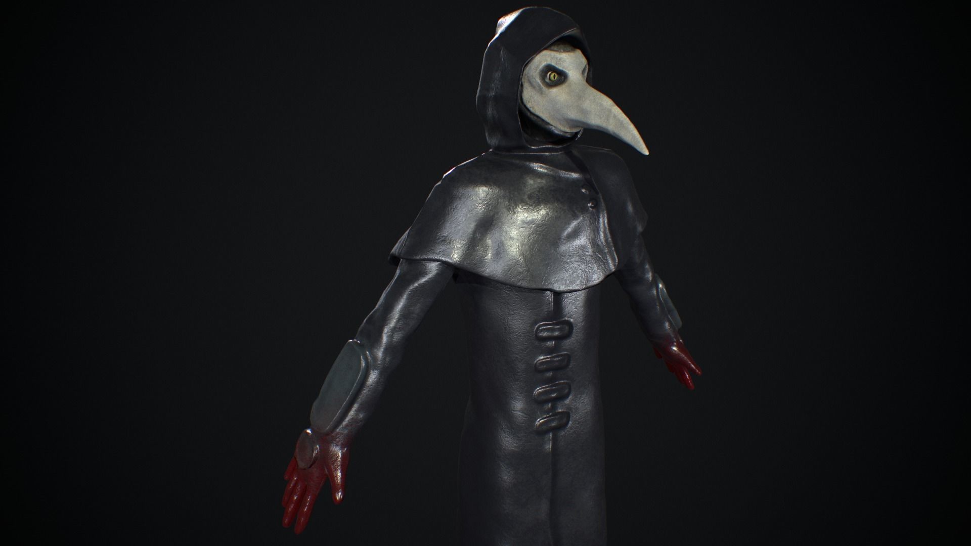 SCP 049 3D model_5