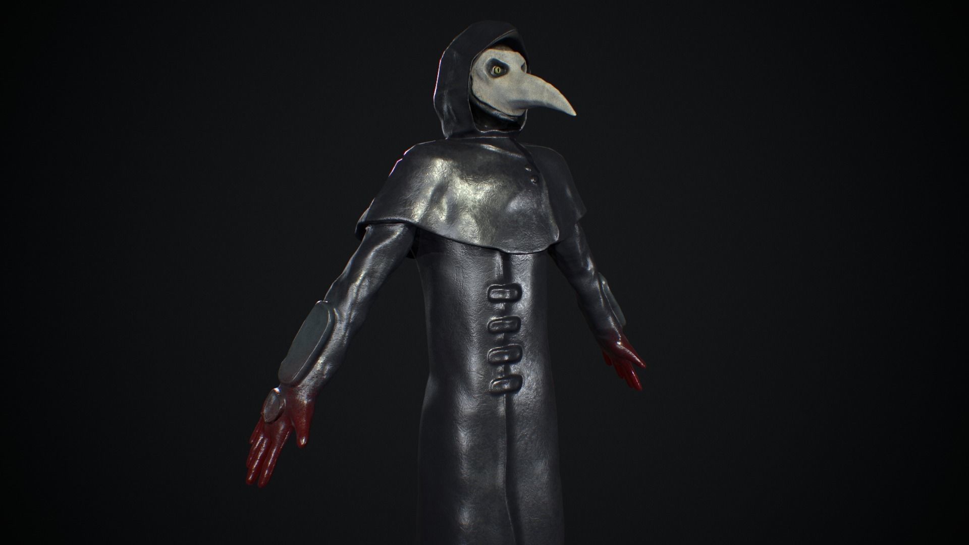 SCP 049 3D model_8