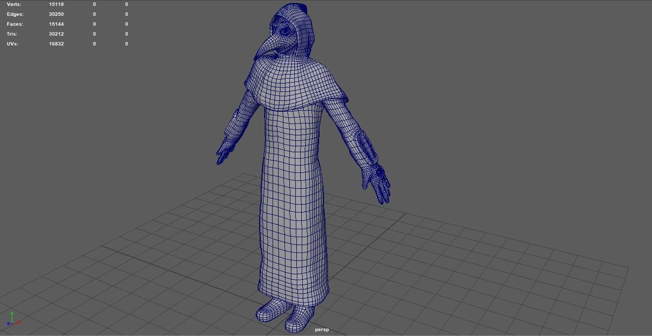 SCP 049 3D model_10