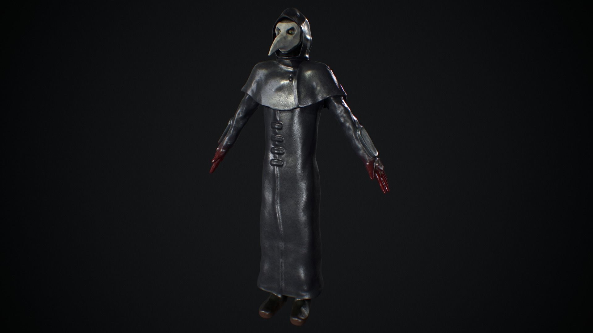 SCP 049 3D model_1