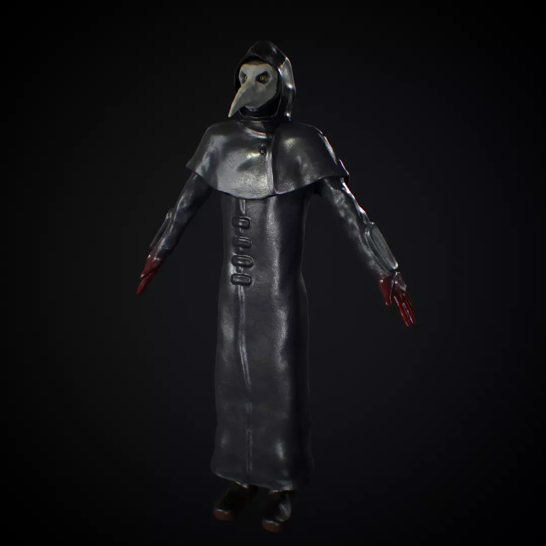 SCP 049 3D model_0