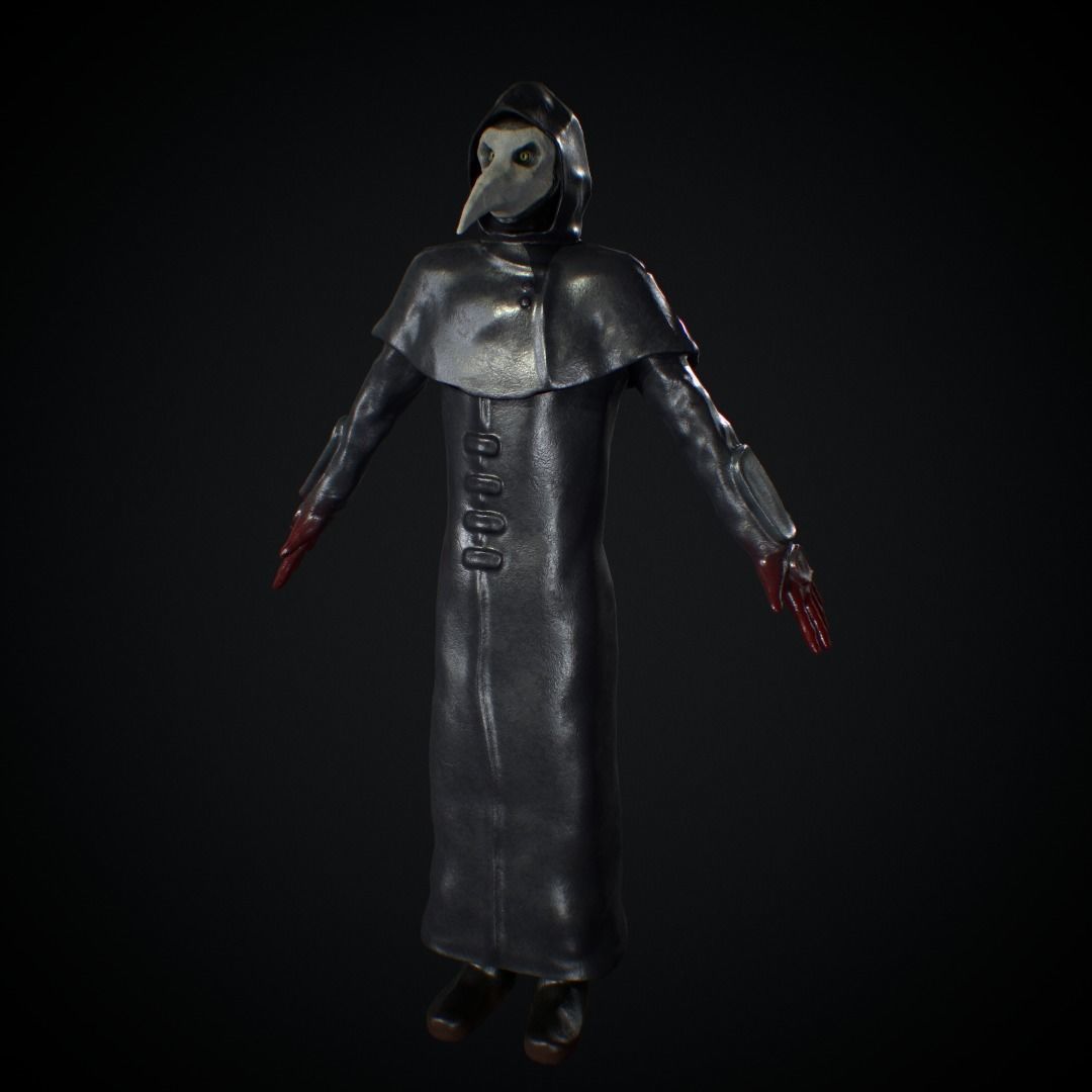 Scp 049 3d Cgtrader