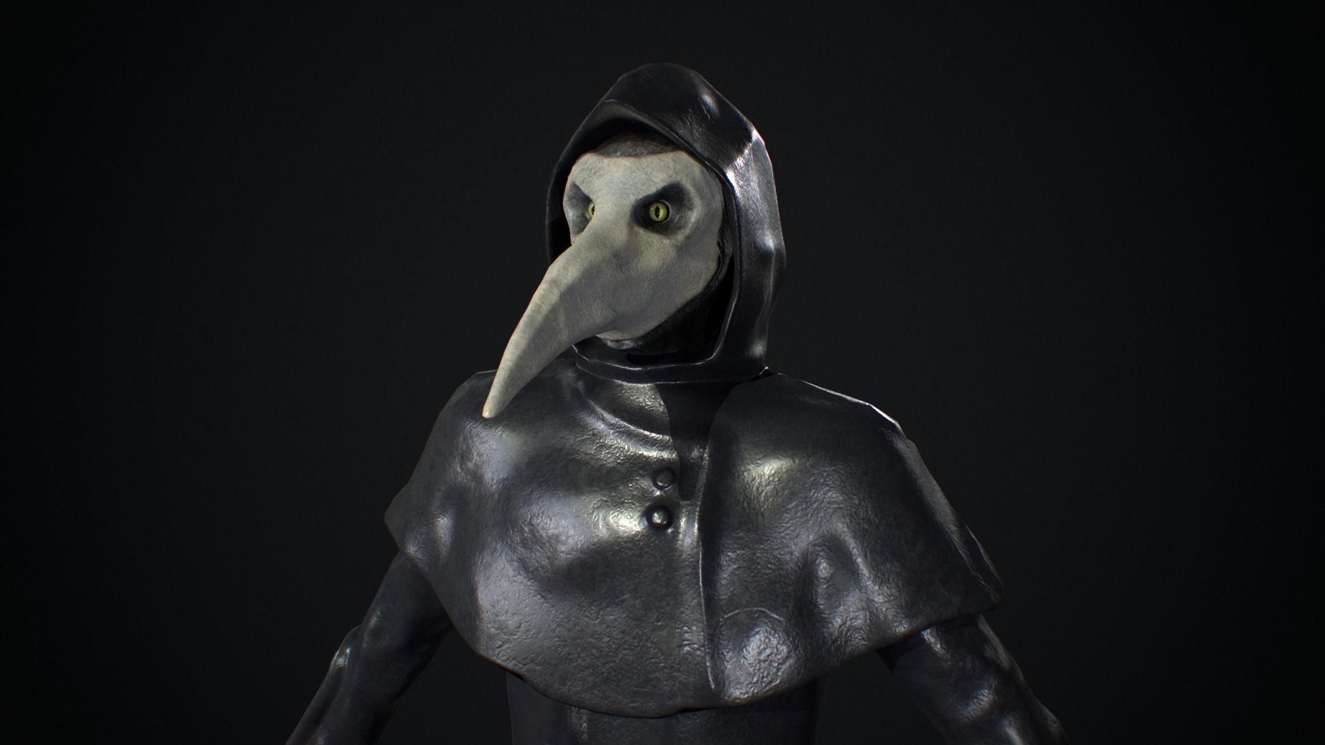 SCP 049 3D model_2