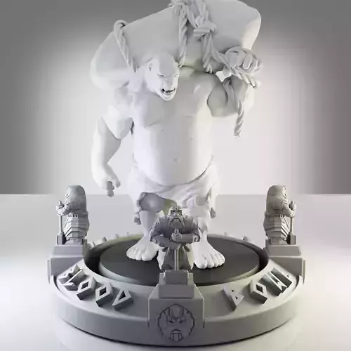 Blood Bowl - Base Holder for Dwarfs Team