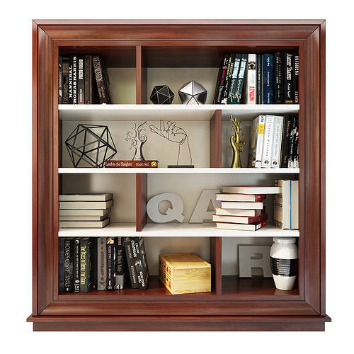 Mugali Bookcase shelving Galiano emocion 3D model