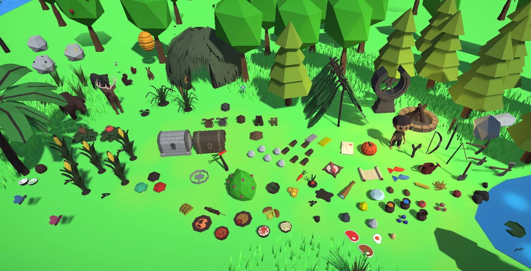 Survival Engine Art Kit Low-poly 3D model_0