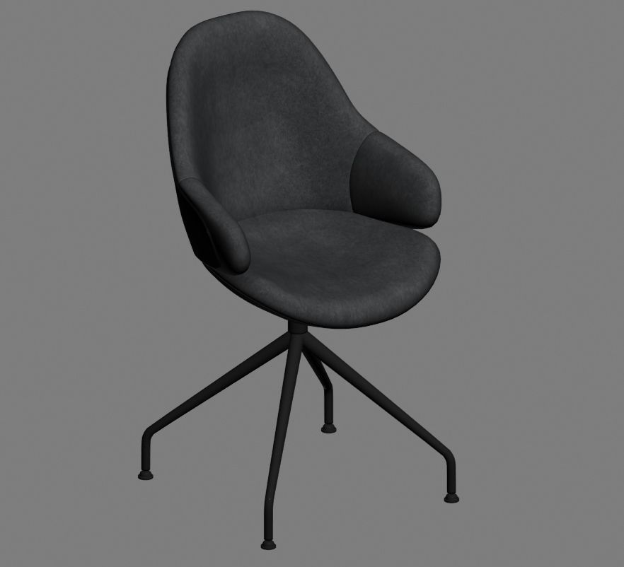 chair 233 3D model_4