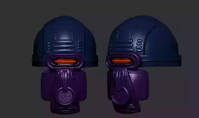 helmet high poly sculpt 3d printable 