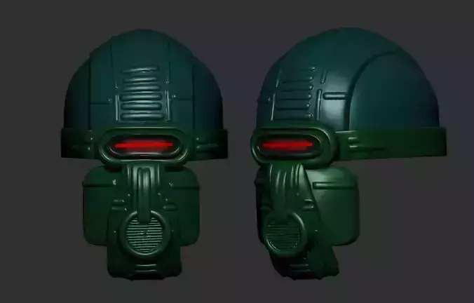 helmet high poly sculpt 3d printable 