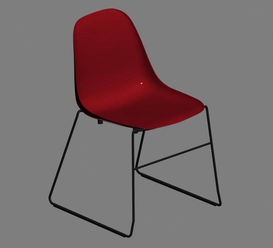 chair 238 3D model_3