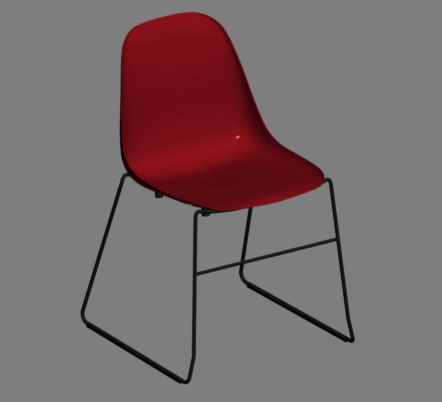 chair 238 3D model_4