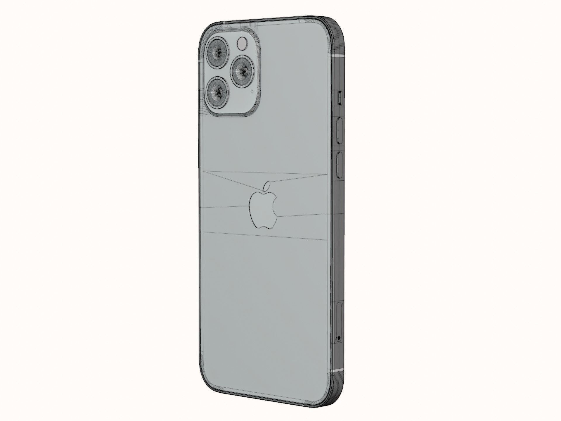 iPhone 12 pro max graphite 3D model_25