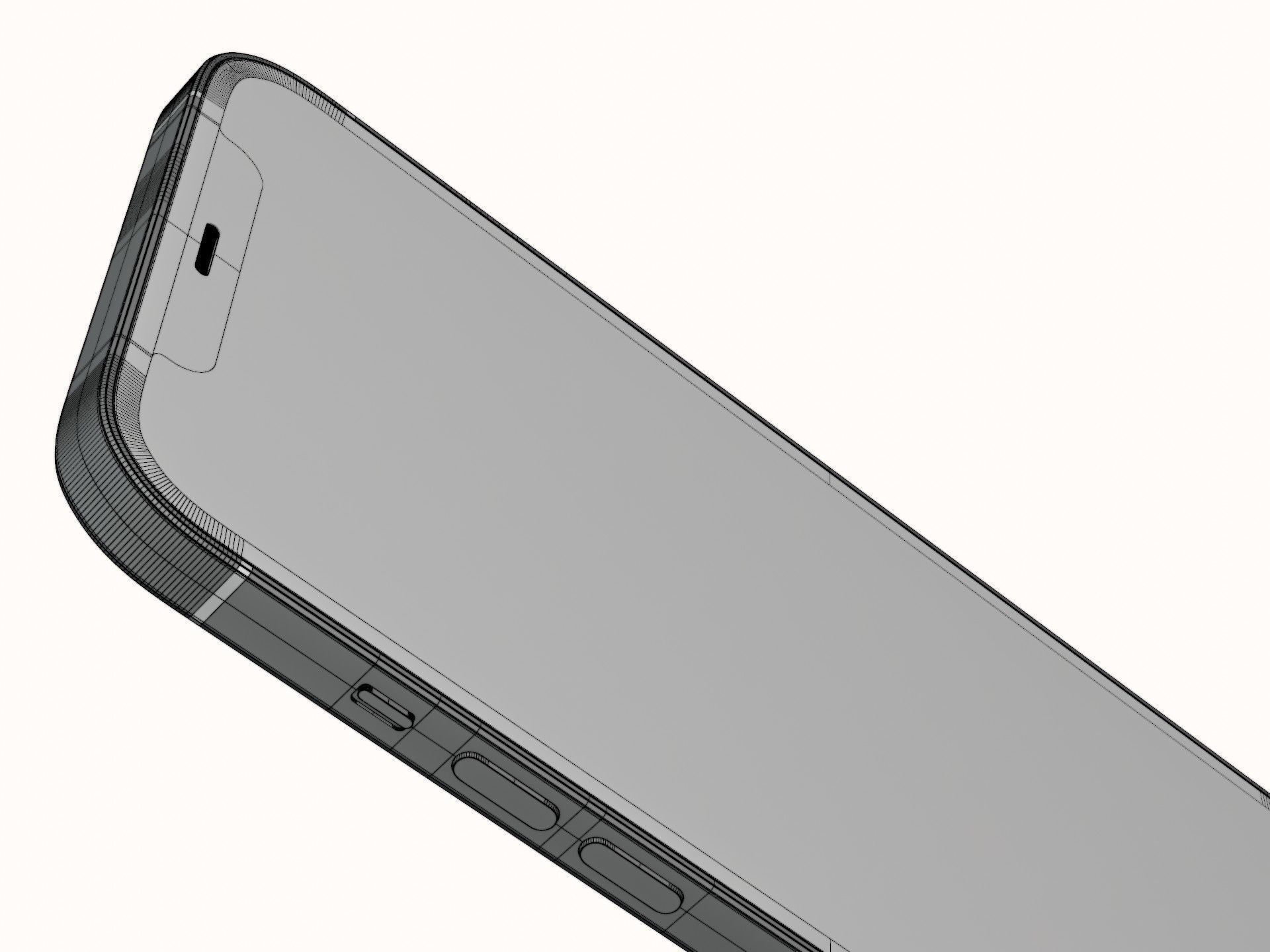 iPhone 12 pro max graphite 3D model_29