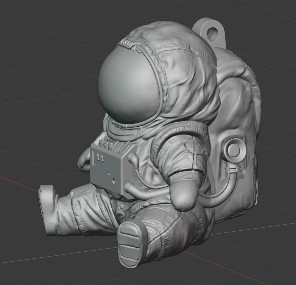 The baby Among Us astronaut 3D print model_1