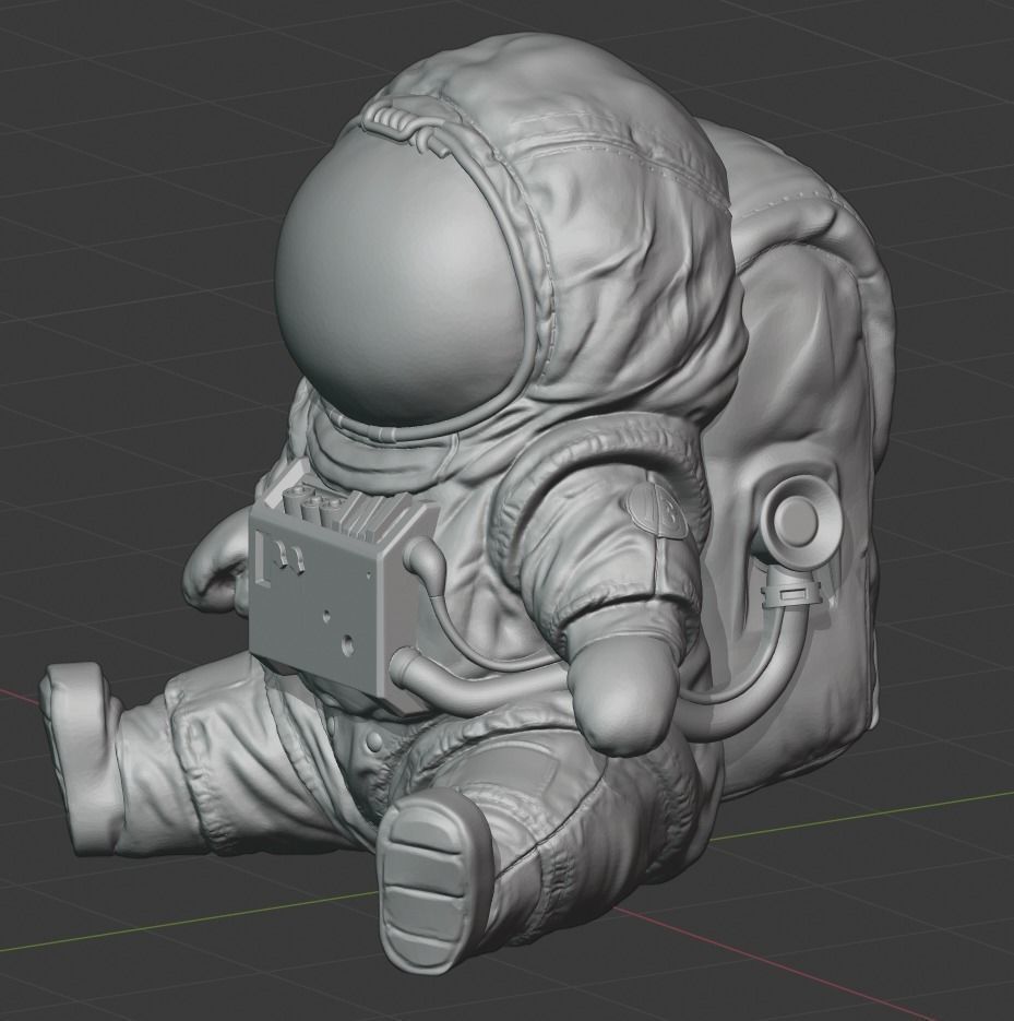 The baby Among Us astronaut 3D print model_2