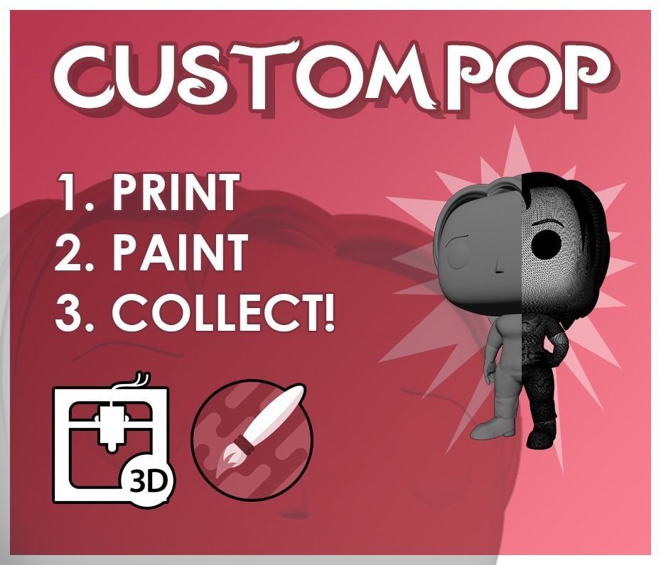 Custom Pop DIY Generic Human Man Model 3D print model_14