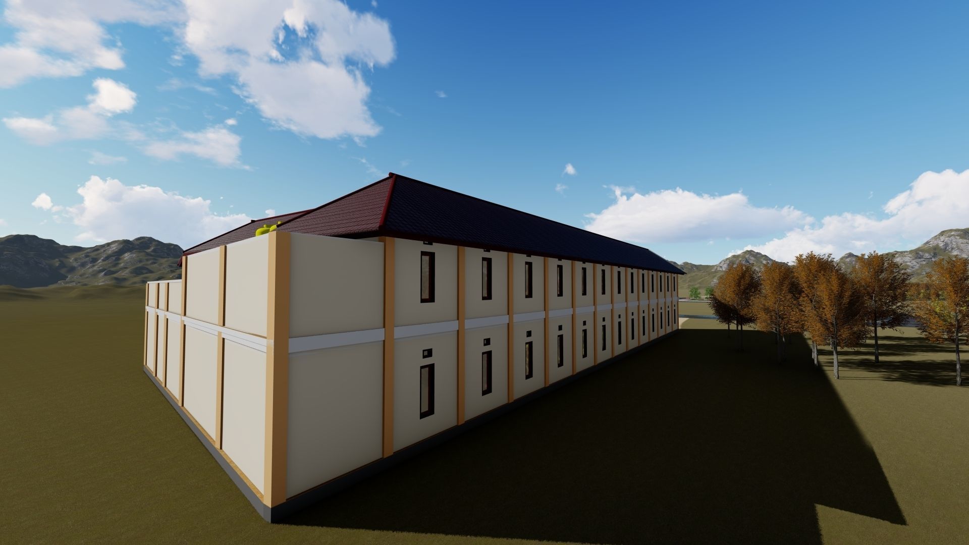 Boarding House 02 use at indonesia 3D model_10