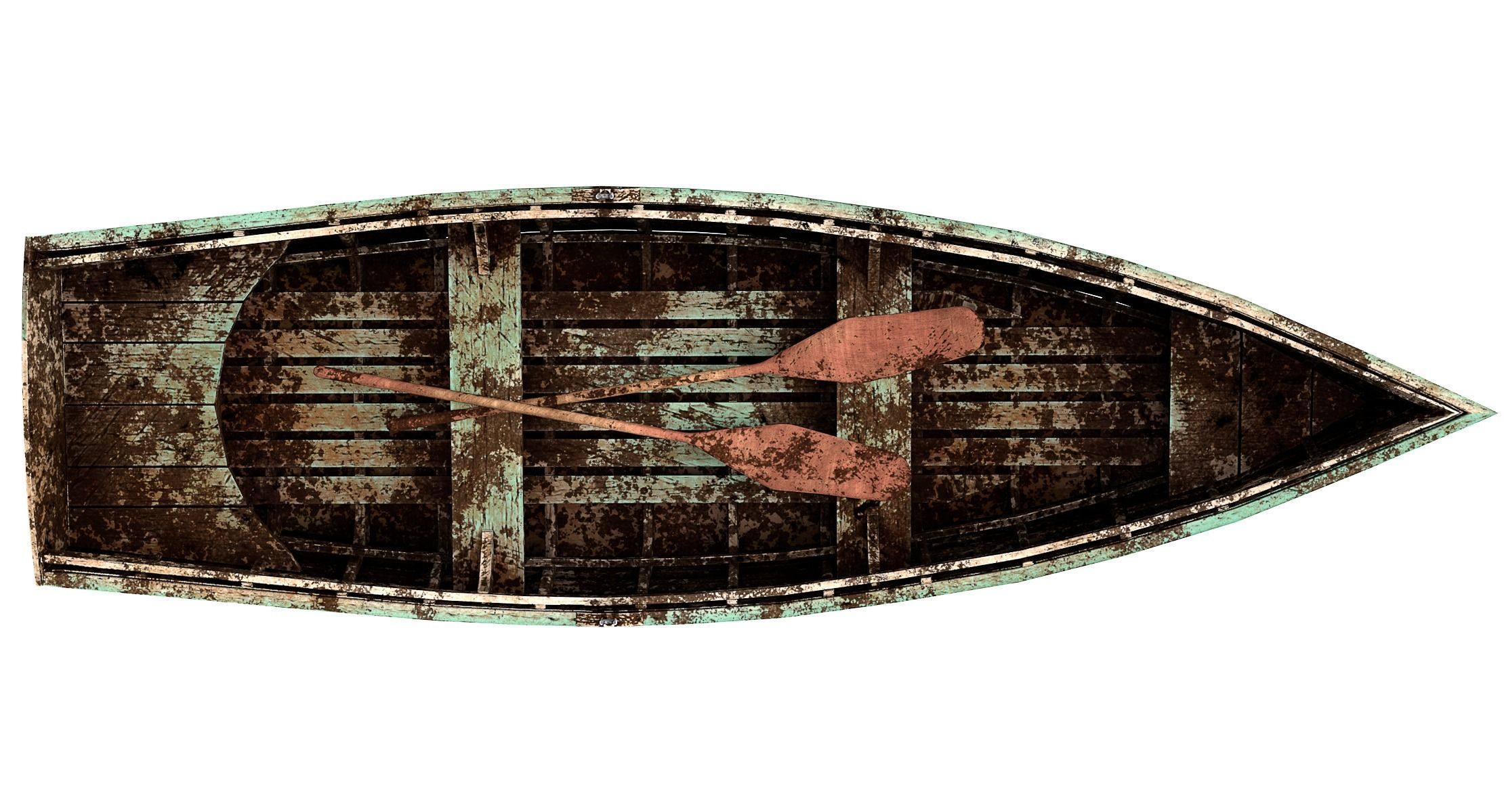 Boat Skiff 3D model_9