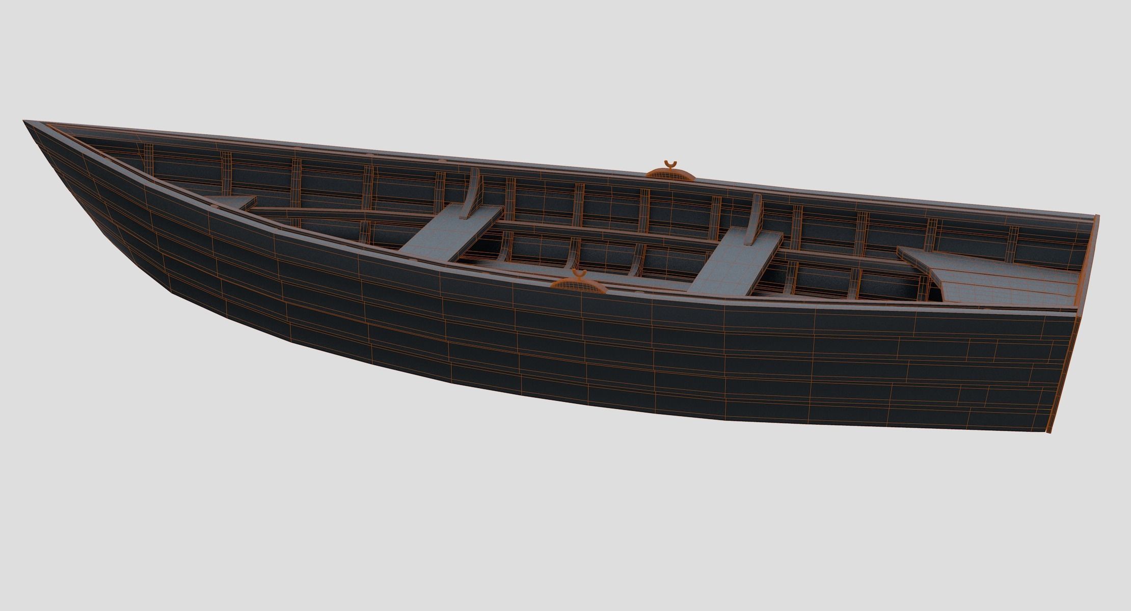 Boat Skiff 3D model_12