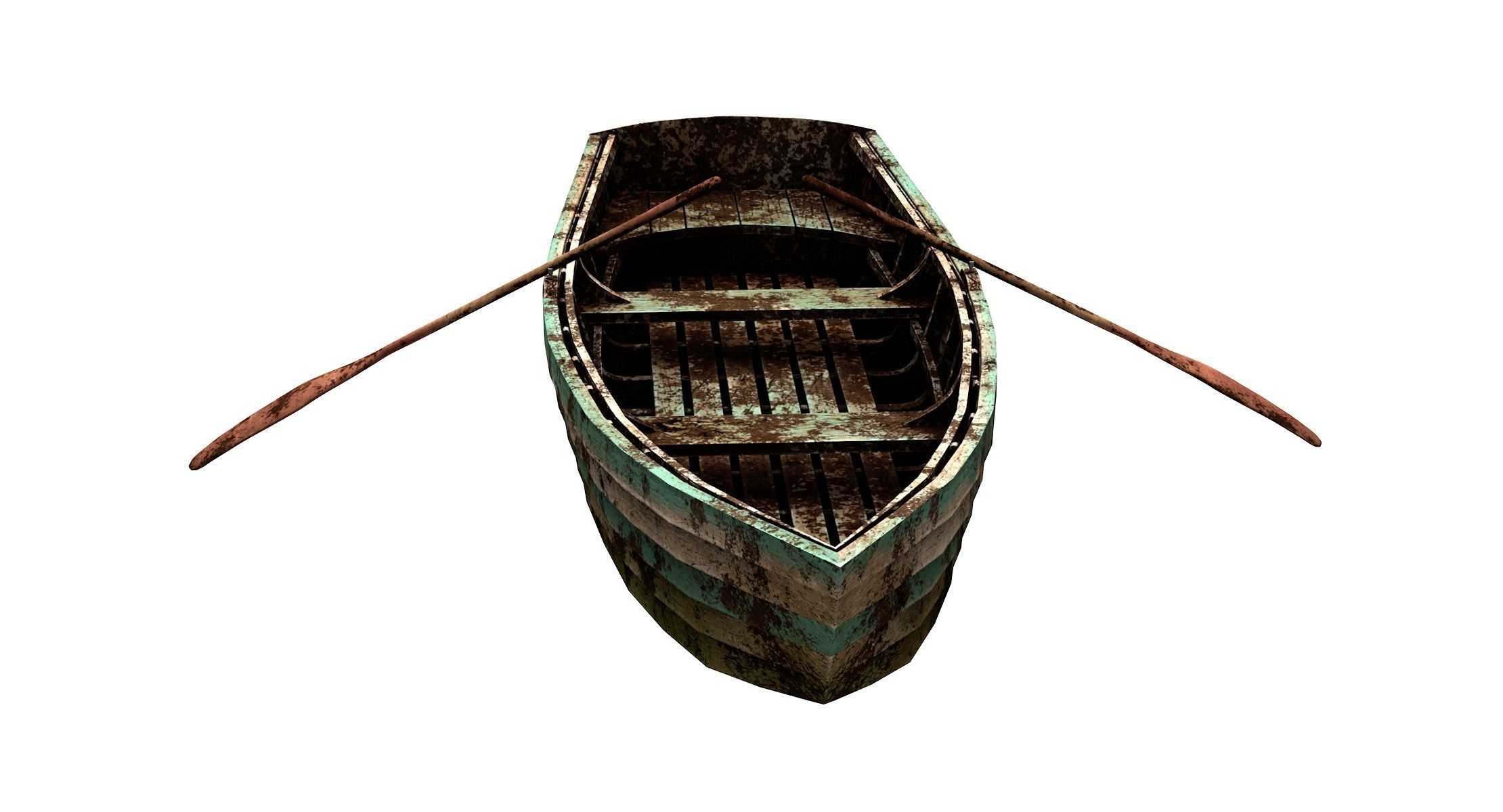 Boat Skiff 3D model_4