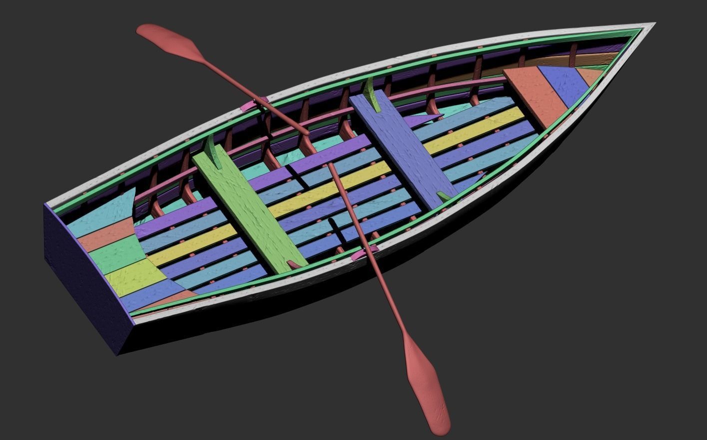 Boat Skiff 3D model_18