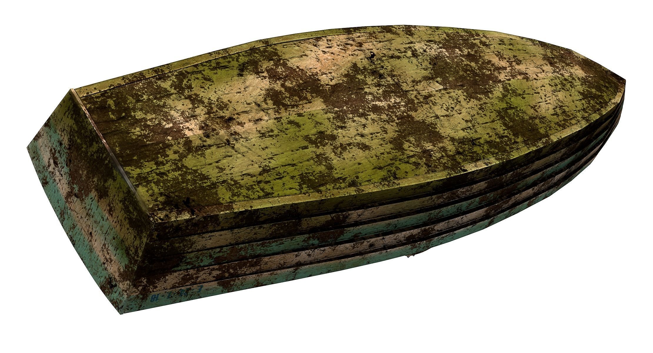 Boat Skiff 3D model_11