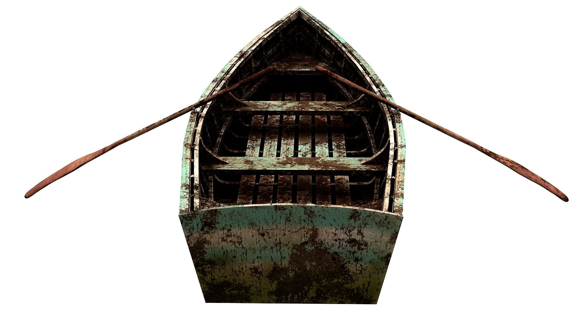 Boat Skiff 3D model_8
