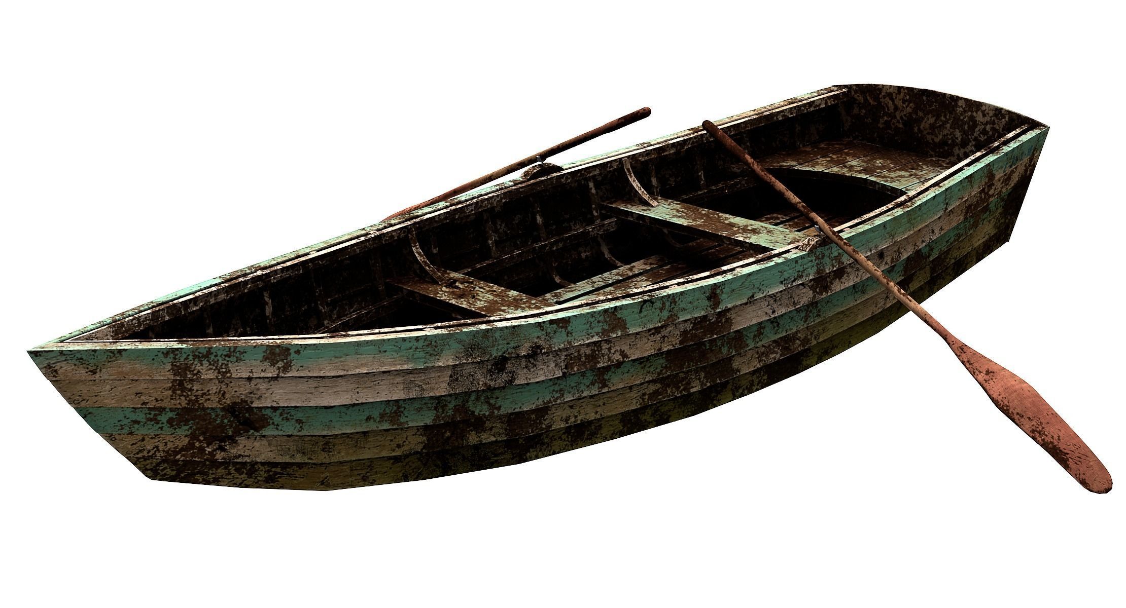Boat Skiff 3D model_5