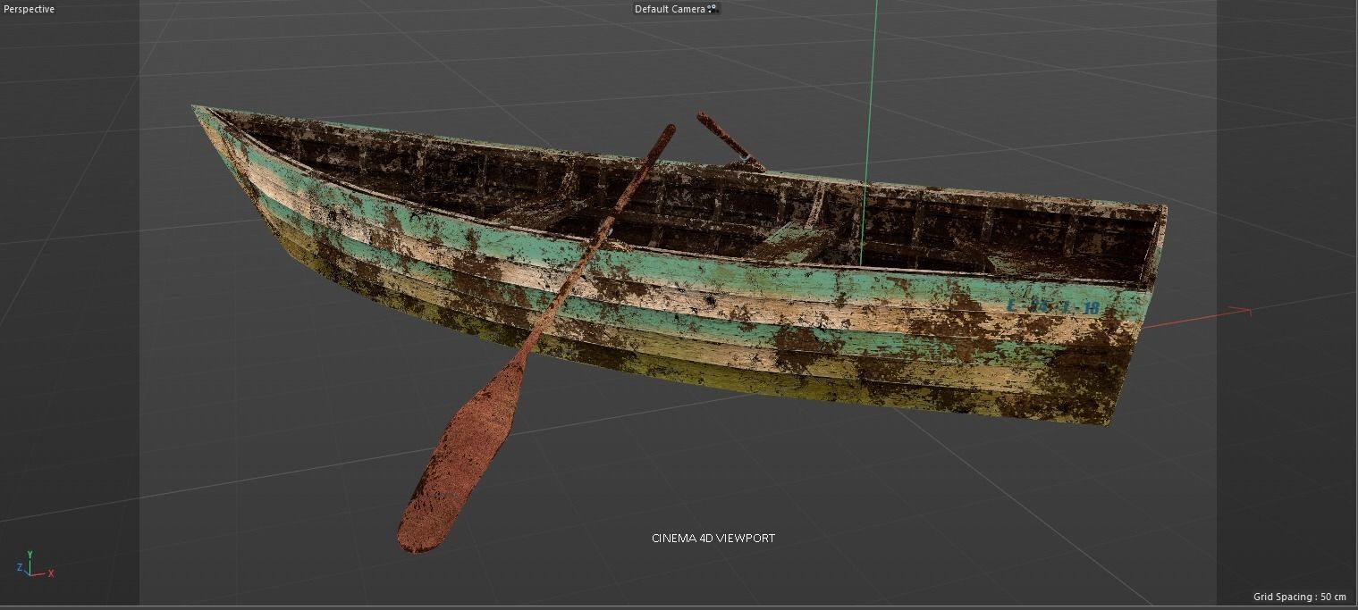 Boat Skiff 3D model_20
