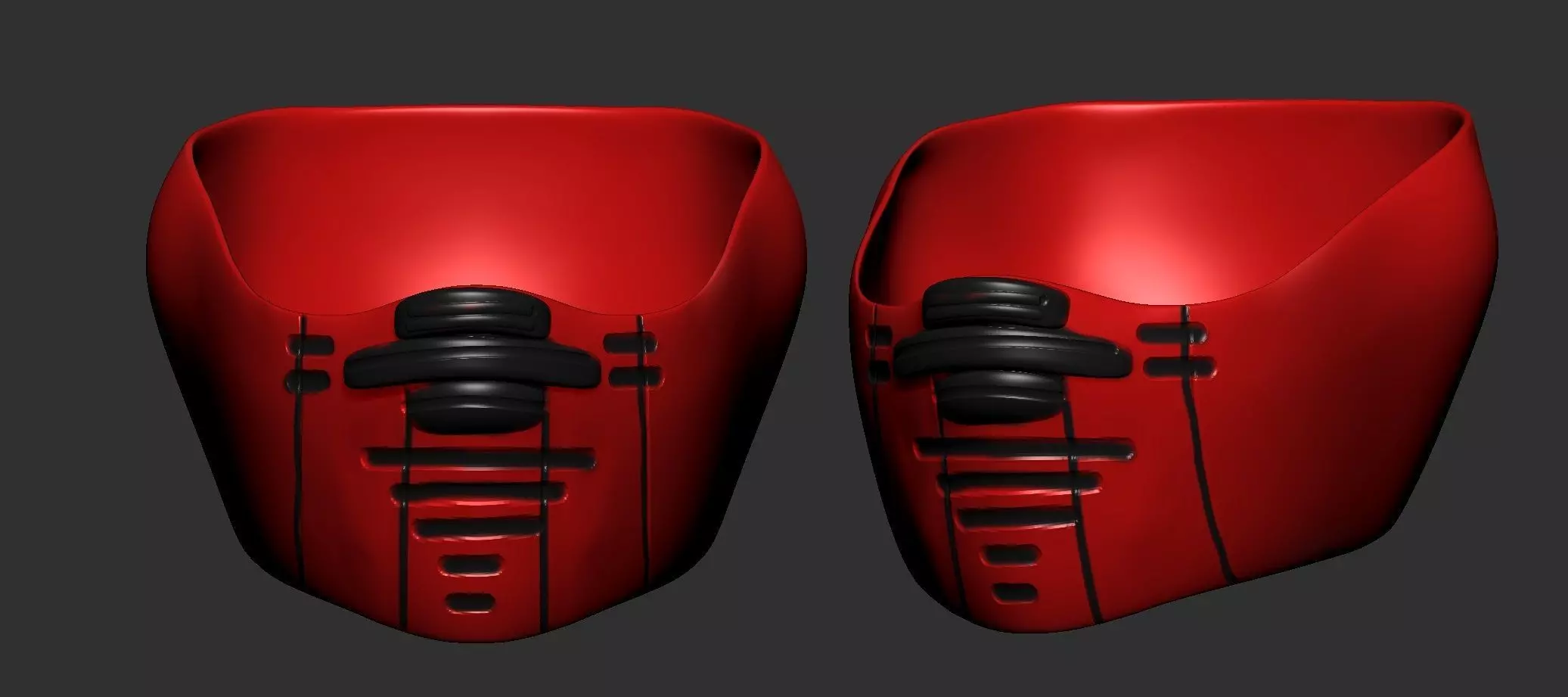 helmet high poly sculpt 3d printable 3D model_0