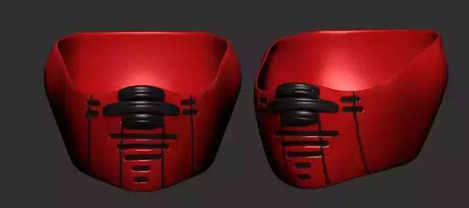 helmet high poly sculpt 3d printable 