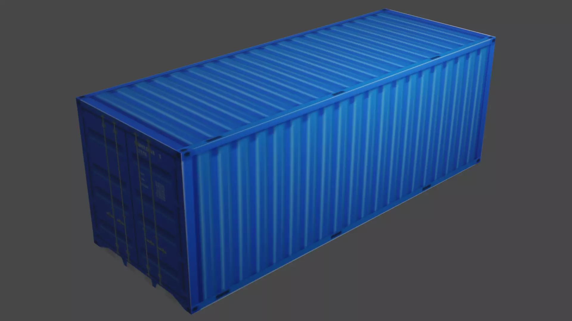 Cargo Container 3D Model 3D model_0
