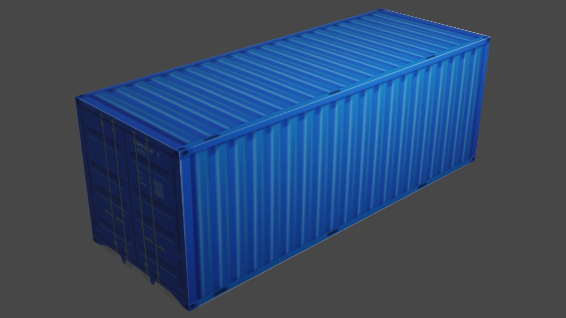 Cargo Container 3D Model free 3D model CGTrader