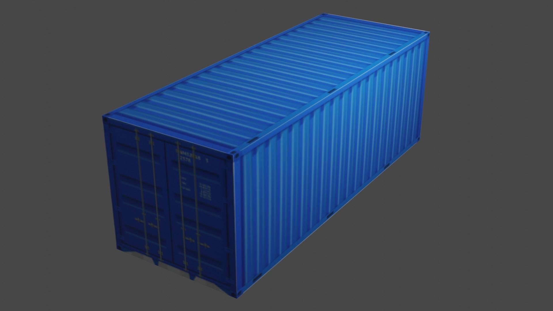 Cargo Container 3D Model 3D model_4