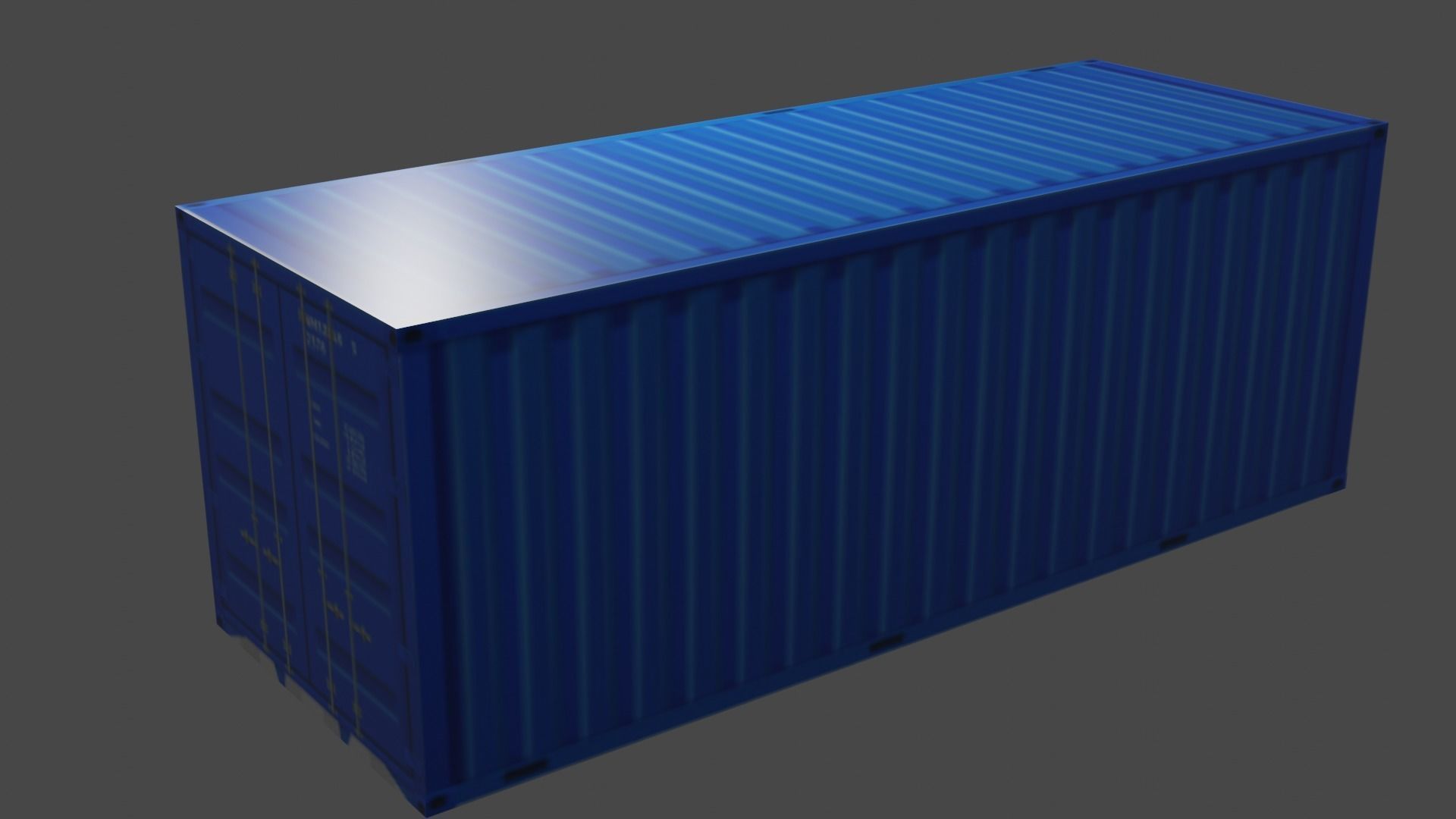 Cargo Container 3D Model 3D model_1