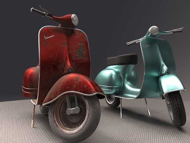 Vespa-Nostalgia vespa 3D model