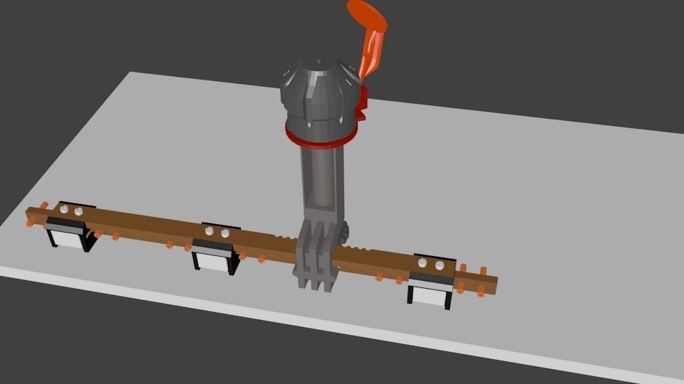 Tap Changer Assembly 30AMP Low-poly 3D model_23