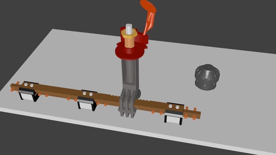 Tap Changer Assembly 30AMP Low-poly 3D model_22