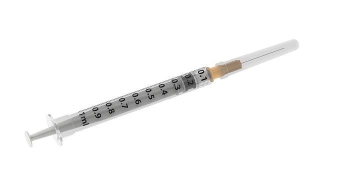 1ml Syringe  3D model