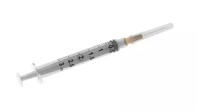  3ml Syringe 3D model