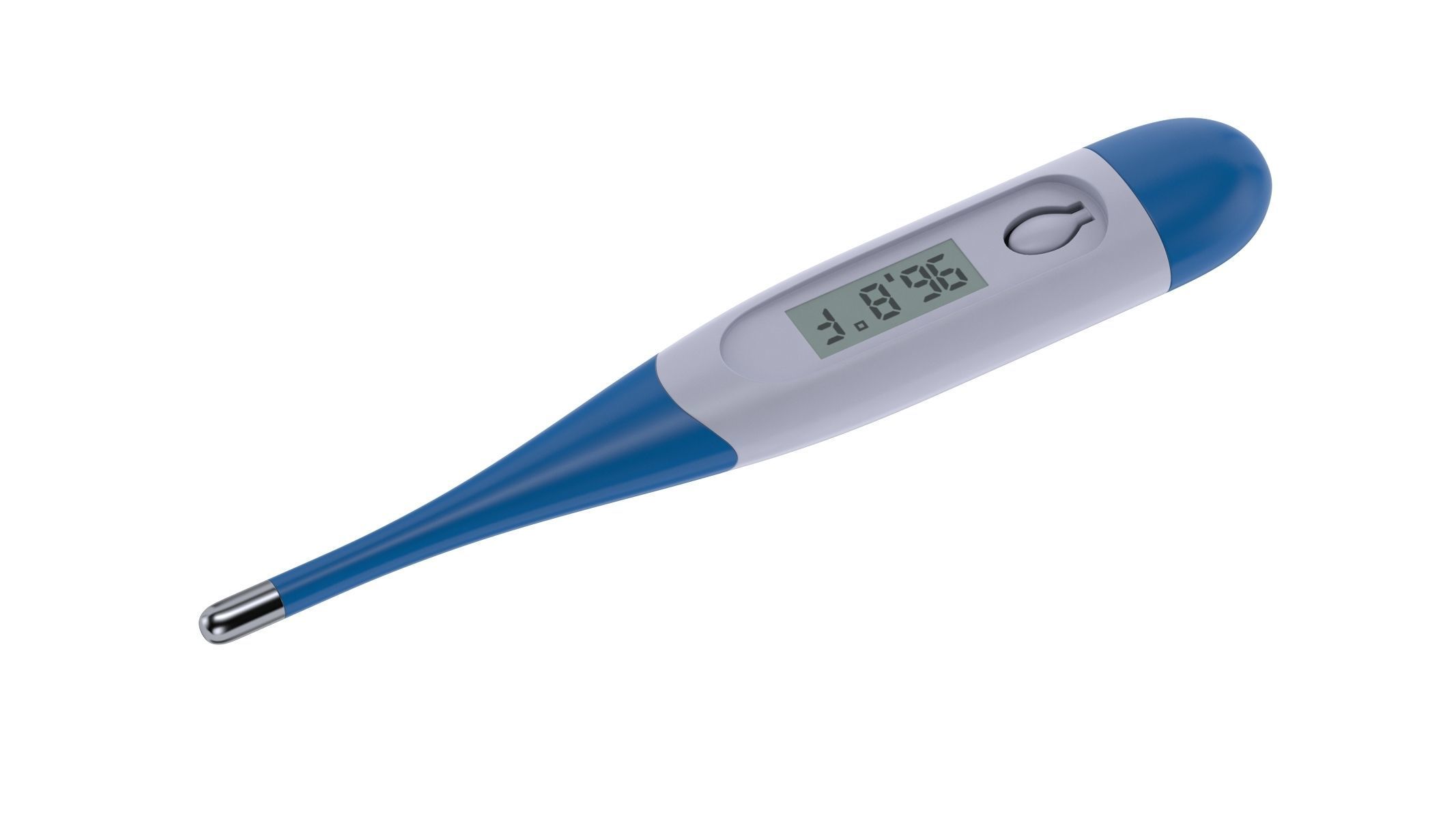 Digital Medical Thermometer 3D model_1