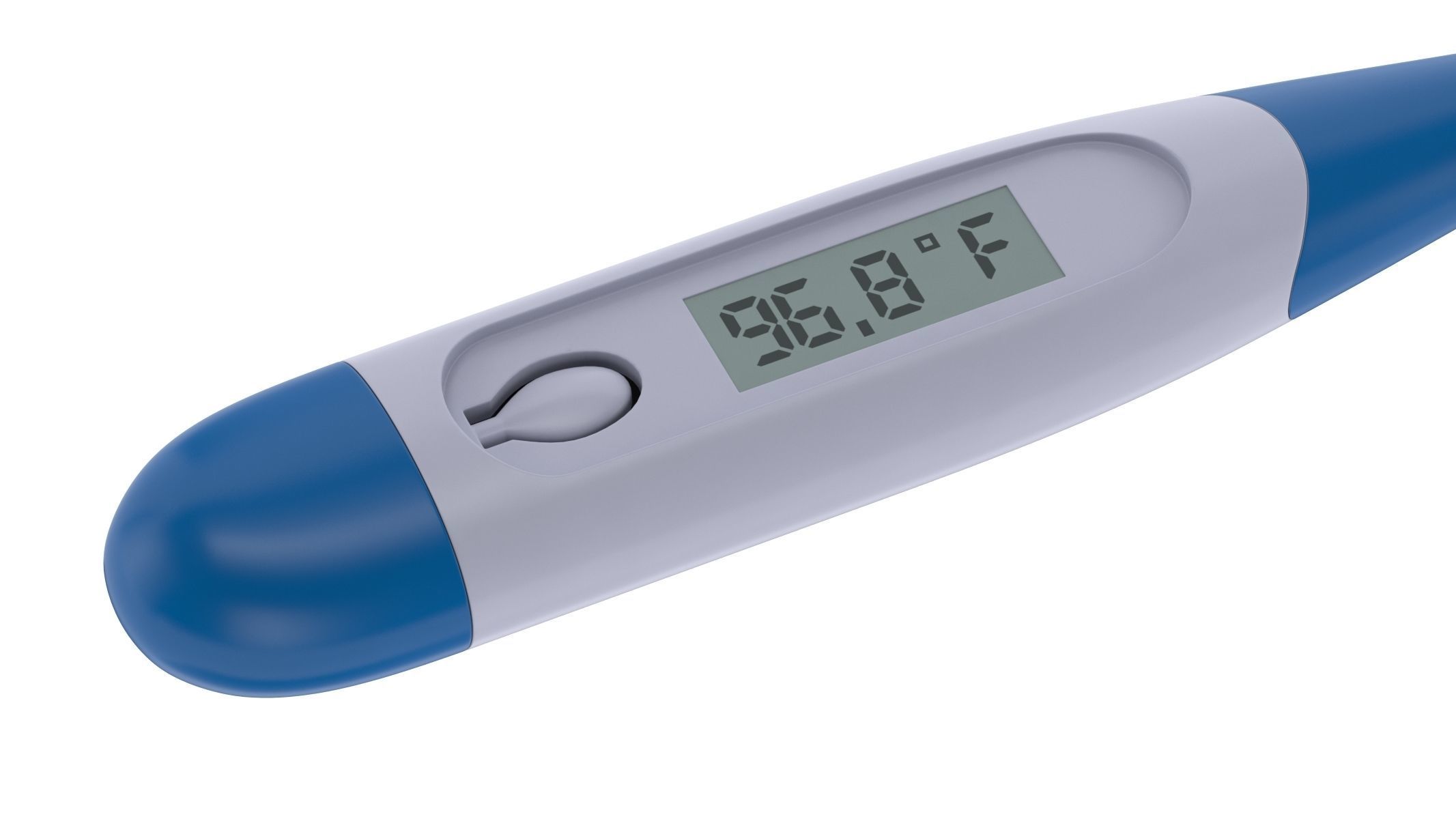 Digital Medical Thermometer 3D model_3