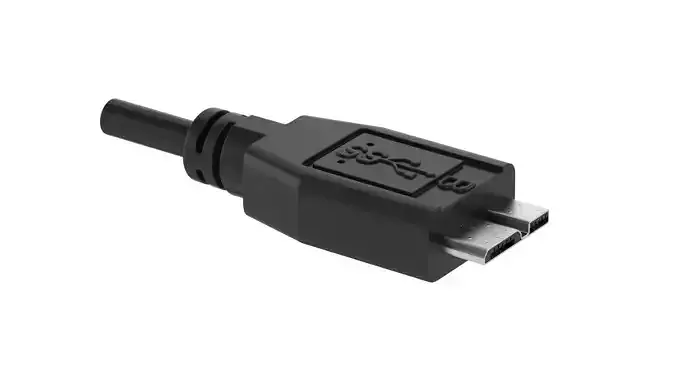USB Micro B Male 3D model