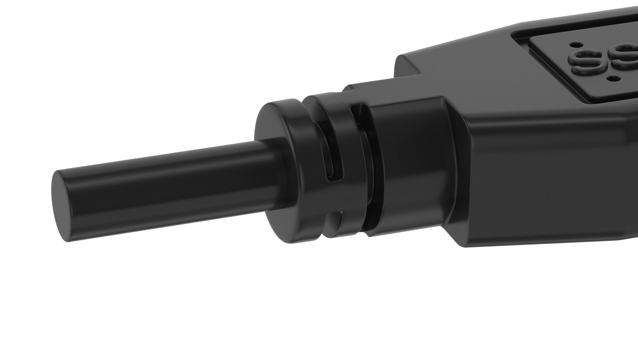 USB Micro B Male 3D model_3